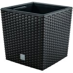 Prosperplast rato 7 litres avec bac de plantation anthracite 20 x 20 x 20, 2 cm.
