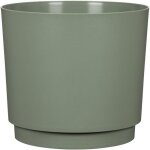 Pot de fleurs rond - deroma - 236 - 13 l - � 29 cm - vert