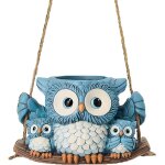 Pot de de hibou - jardini�re de chouettes pour int�rieures - planteur de s