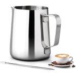 Pot  lait en acier inoxydable barista pichet  lait pot pour en acier inoxydable le caf la mousse de ...