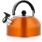 Pot mini chauffe - th� en acier inoxydable bouilloire mini po�le m�tal d'eau bouillante moderne bouilloire ...