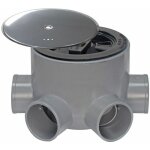 Wolfpack ? siphon pvc t 89 a 110 50 - 40 ? hauteur 85 mm ? couvercle d'a�ration en m�tal ? pour syst�mes ...