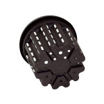 Pot rond - 7, 5l - noir ercole - anti - spiral - 26x24x22cm - nuova pasquini