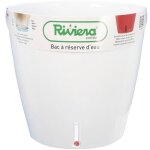 Pot rond eva new en plastique � 31 cm 1, 45 l blanc