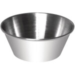 Pots � sauce en inox 45 ml lot de 12 olympia