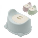 Pot de toilette pour bébé avec couvercle et poignée de transport - bleu - monsieur bébé Pot de toilette pour bébé avec couvercle et poignée de transport - bleu - monsieur bébé