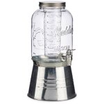 Pot en verre avec robinet