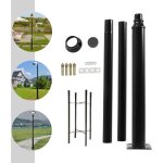 Poteau d'�clairage public de 3 m de haut, poteau d'�clairage public ext�rieur, lampadaire, lampadaire ...