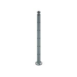 Poteau de garde corps pour modle au sol perc - hauteur : 1024 mm - diamtre : 42. 4 mm - inox 304 - ...