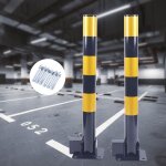 Poteau de parking barri�re de barrage 2 pi�ces pliable de parking borne s�curit� entr�e poste verrouillable ...