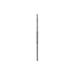 Poteau avec torsade centrale - hauteur 1000mm base carr� de 25mm - fer forg� - � souder deco fer forge ...