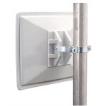 Sulo - poteau tubulaire acier galvanis  chaud l1500xd49 mm adapt  poubelle / miroir