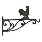 Potence murale fonte coq 29x15x2cm