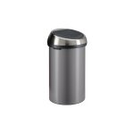 Poubelle 60 litres brabantia touch bin ronde inox platinium Poubelle 60 litres brabantia touch bin ronde inox platinium