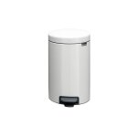 Brabantia - poubelle blanche 30 litres ronde  pdale