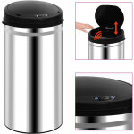 Poubelle � capteur automatique 50 l acier inoxydable vidaxl