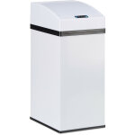 Poubelle capteur, couvercle automatique, seau int�rieur avec poign�e, hygi�nique, acier, 35x14, 5x20 ...