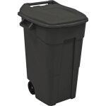 Poubelle / conteneur � roulettes 120l noir tayg - 15976