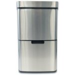 Poubelle dirk 62 l, en acier inoxydable avec dédecteur de mouvement, 42 x 31, 5 x 74, 5 cm Poubelle dirk 62 l, en acier inoxydable avec dédecteur de mouvement, 42 x 31, 5 x 74, 5 cm