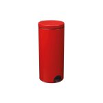 Rossignol - poubelle  pdale 30l rouge mat lisse 90327