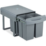 Poubelle encastrable coulissante, 4 bacs, système de tri pour le sous - évier, 4x 8 l, 34, 6 x 34 x 51, ... Poubelle encastrable coulissante, 4 bacs, système de tri pour le sous - évier, 4x 8 l, 34, 6 x 34 x 51, ...