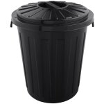 Poubelle multi - usage / corbeille  papier avec couvercle verrouillable, grand, plastique rsistant ...