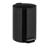 Poubelle � p�dale, 12 l, seau int�rieur amovible, m�tal, poubelle de bureau, dimensions : 38x26x30 cm, ...