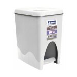 Poubelle  pdale - 21 l - blanc - livraison gratuite
