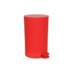 Poubelle à pédale osaki 3l rouge mat msv Poubelle à pédale osaki 3l rouge mat msv