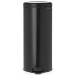 Poubelle à pédale newicon 30l matt black - brabantia Poubelle à pédale newicon 30l matt black - brabantia
