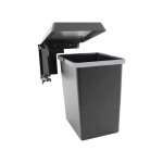 Elletipi - poubelle pivotante � ouverture automatique - contenance : 18 l - hauteur : 360 mm