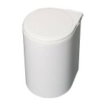 3m - emuca - poubelle de recyclage 8035815 13l plastique blanc 3m - emuca - poubelle de recyclage 8035815 13l plastique blanc