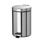 Rossignol - poubelle  pdale ronde - dcor : chrom - matriau : inox
