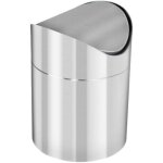 Poubelle salle de bain inox, argent�