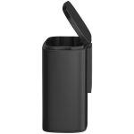 Poubelle sare wenko murale 5 litres, fermeture automatique, montage sans per�age turboloc� ou vis, compacte ...