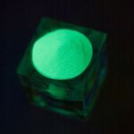 Poudre de pigment luminescente phosphorescente jaune - vert 350 g