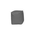Homemaison - pouf cube gris gris clair 45x38x38 cm