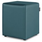Happers - pouf cube similicuir glacier 1 unit� glacier