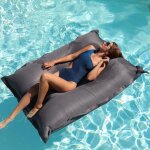 Pouf gant extrieur flottant colorfun - gris flipper