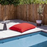 Pouf gant xl d'extrieur rouge 130x165cm