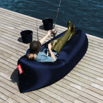 Pouf gonflable fatboy lamzac 3. 0 - bleu fonc�