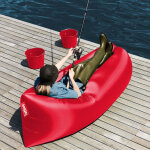 Pouf gonflable fatboy lamzac 3. 0 - rouge