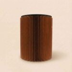 Pouf pliable en carton avec assise h38xd30cm