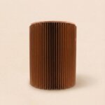 Pouf pliable en carton avec assise h38xd30cm