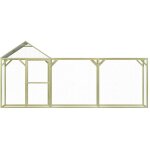 Poulailler 4, 5x1, 5x2 m pin�de impr�gn�e