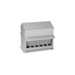 Poulailler direct - mangeoire mtal galvanis pour poule 18 kg - gaun
