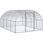 Poulailler enclos ext�rieur, cage pour poules petits animaux lapins 3x4x2 m acier galvanis� vidaxl
