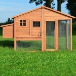 Poulailler de luxe en bois pour jardin exterieur 2 - 5 poules cage canard 2 perchoir nichoir 190 x 67 ... Poulailler de luxe en bois pour jardin exterieur 2 - 5 poules cage canard 2 perchoir nichoir 190 x 67 ...