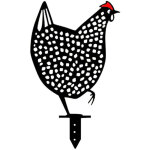 Poule decorative jardin, poule yard art jardin statues, sculptures et statues de jardin decoration exterieur ...