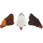 Poules dcoratives  poser en polyrsine (lot de 3)